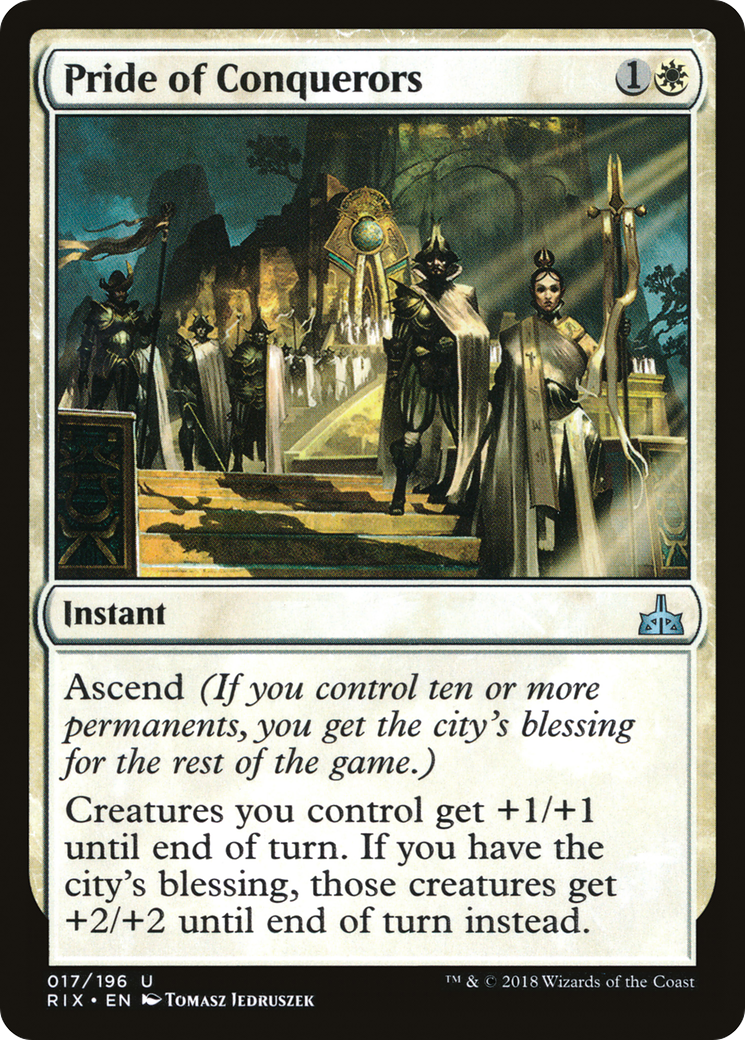 Pride of Conquerors (017) Foil - Rivals of Ixalan
