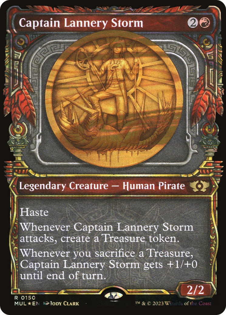 Captain Lannery Storm (Showcase) (150) Foil - Multiverse Legends