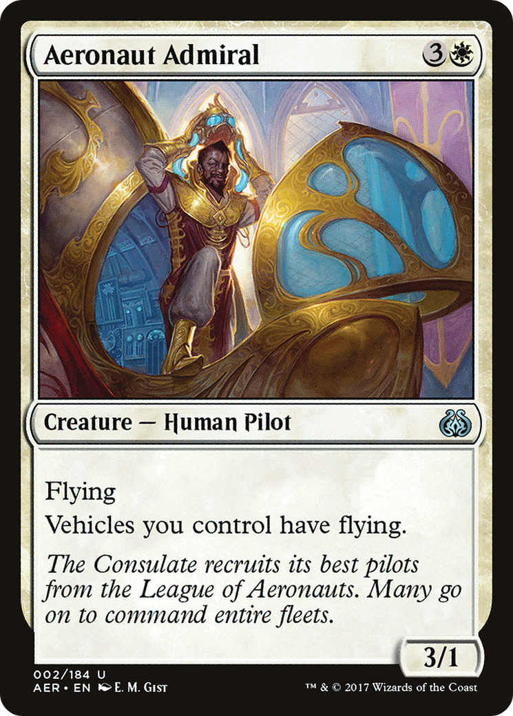 Aeronaut Admiral (002) Foil - Aether Revolt
