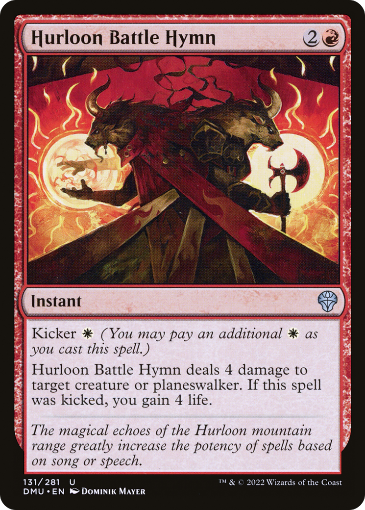 Hurloon Battle Hymn (131) Foil - Dominaria United