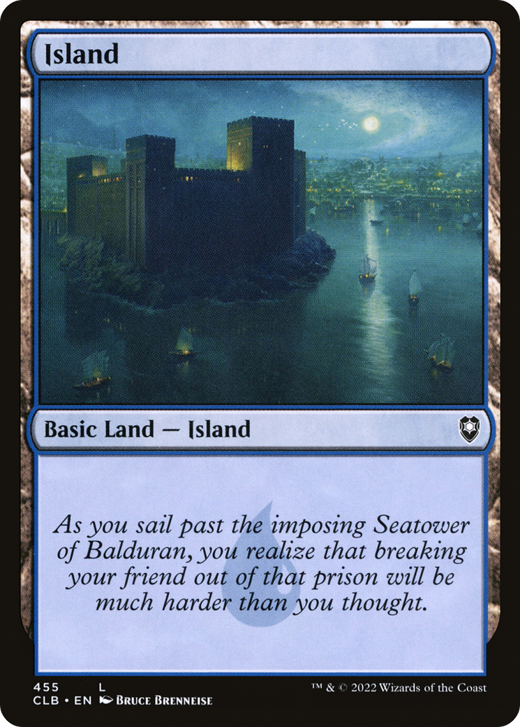 Island (455) Foil - Commander Legends: Battle for Baldur's Gate