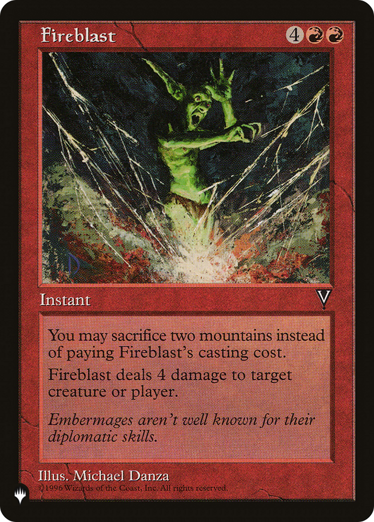 Fireblast (Retro) (VIS-79) - The List