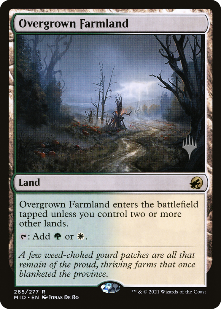 Overgrown Farmland (265) - Innistrad: Midnight Hunt Promos
