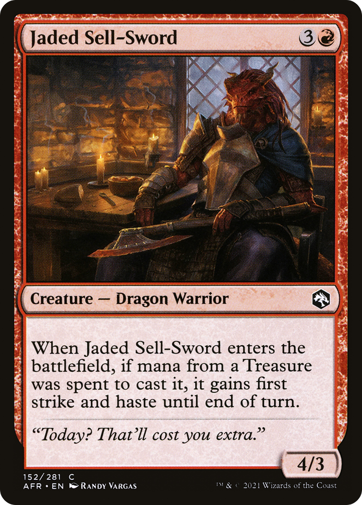 Jaded Sell-Sword (152) - Adventures in the Forgotten Realms