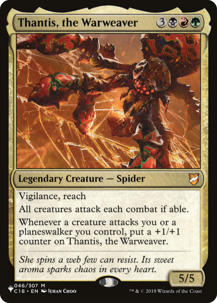Thantis, the Warweaver (C18-46) - The List