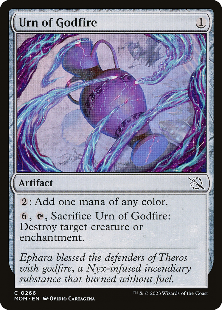 Urn of Godfire (266) Foil - March of the Machine