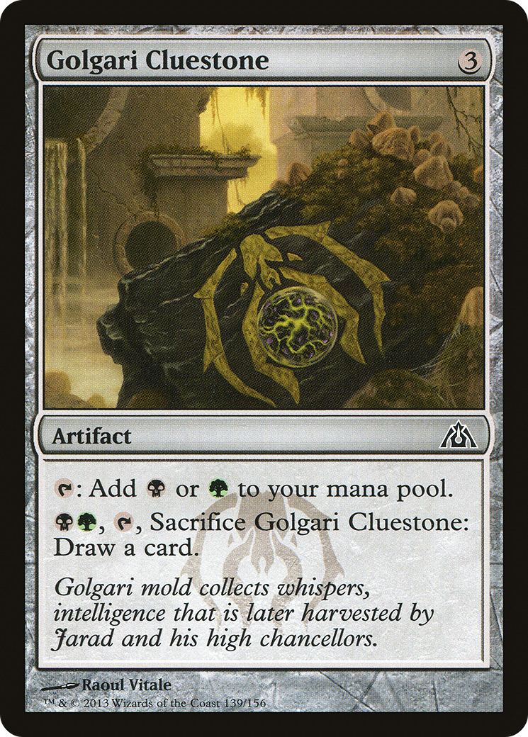 Golgari Cluestone (139) Foil - Dragon's Maze