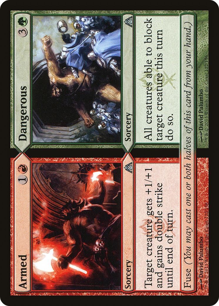 Armed // Dangerous (122) Foil - Dragon's Maze