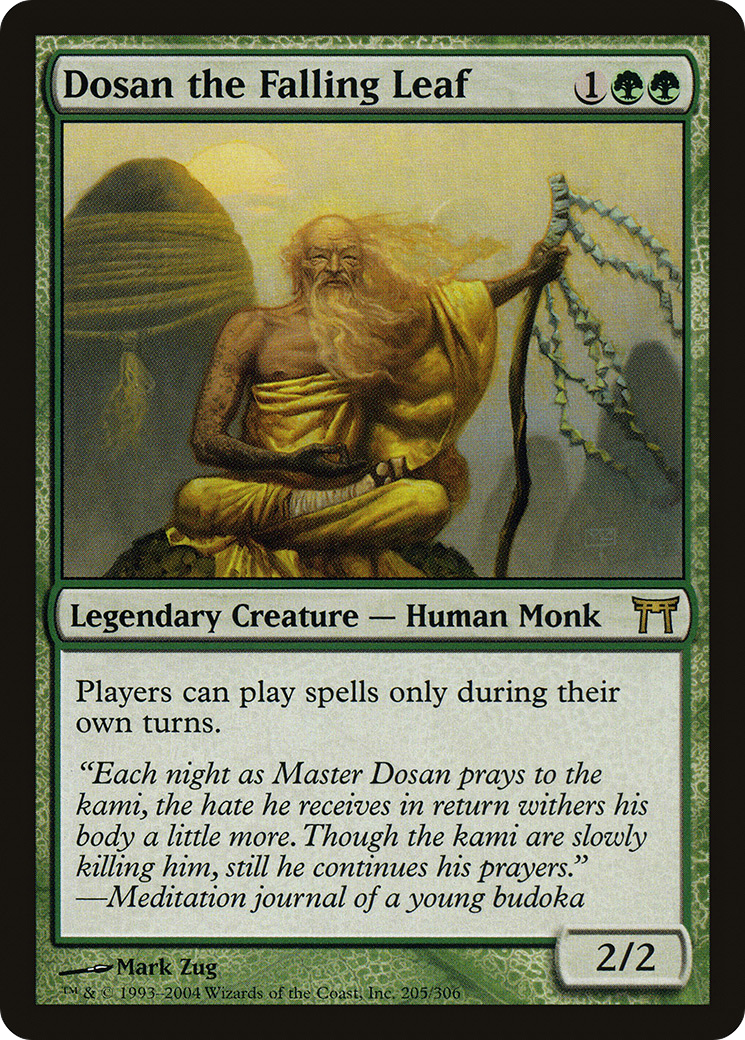 Dosan the Falling Leaf (205) Foil - Champions of Kamigawa