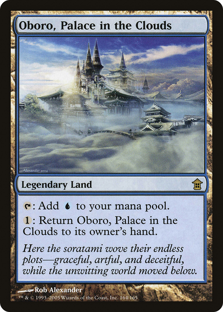 Oboro, Palace in the Clouds (164) Foil - Saviors of Kamigawa