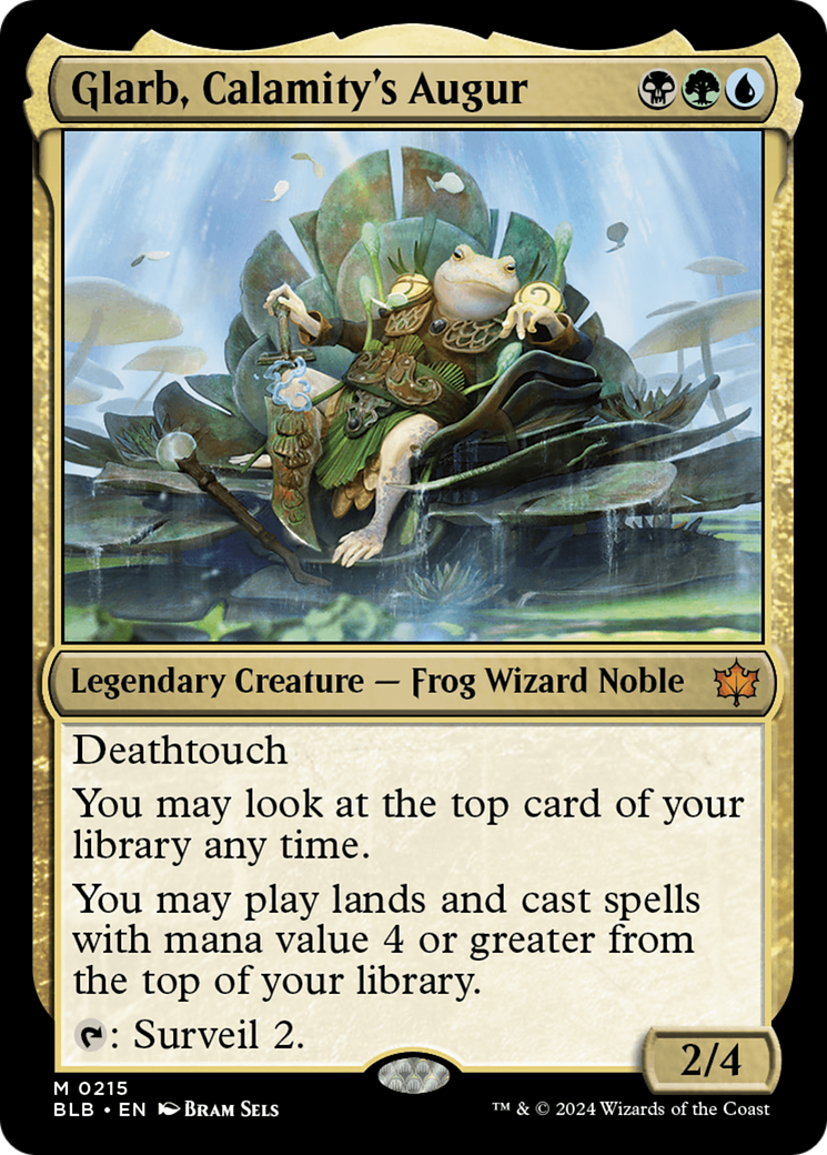 Glarb, Calamity's Augur (215) Foil - Bloomburrow