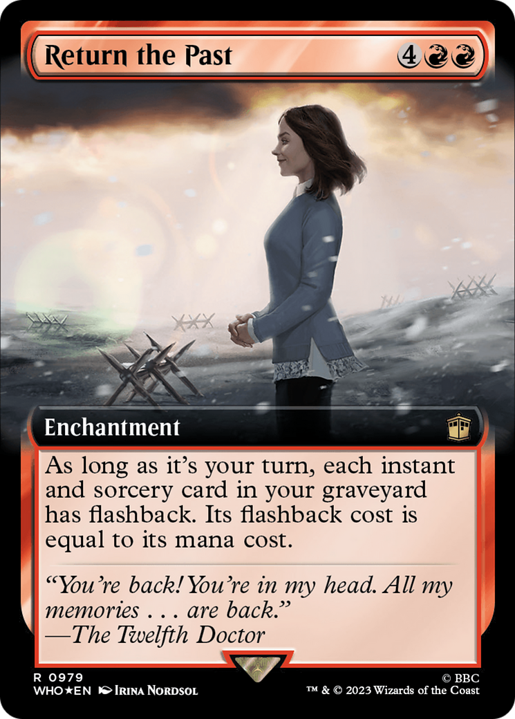 Return the Past (Extended Art) (979) Foil - Doctor Who
