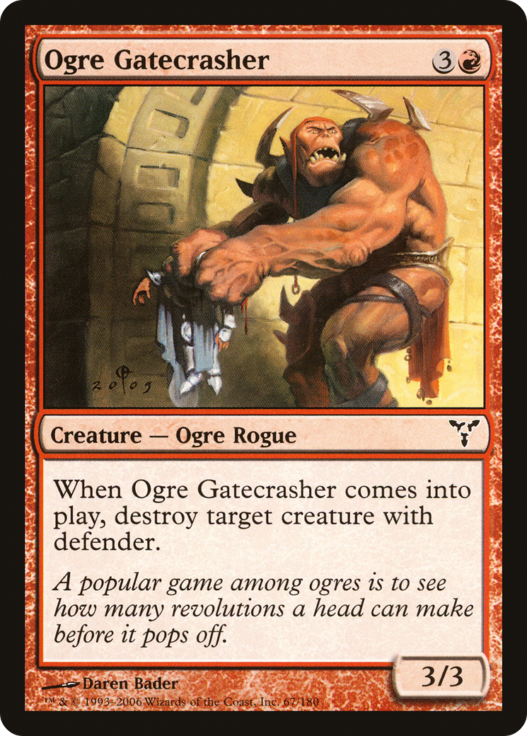 Ogre Gatecrasher (067) Foil - Dissension