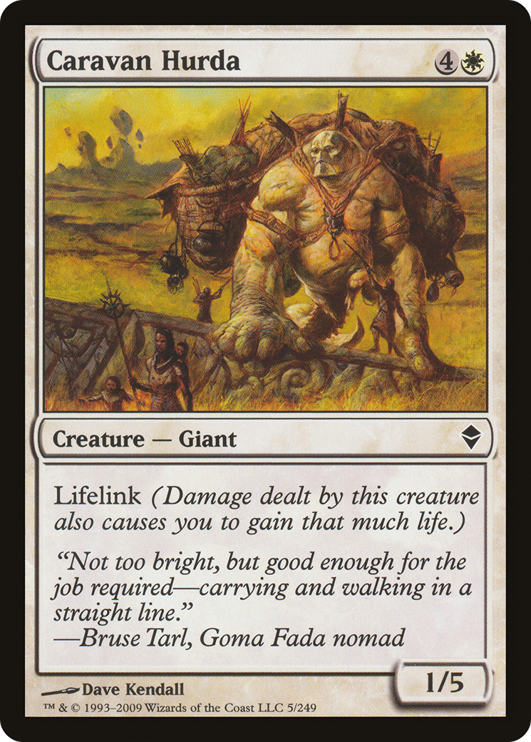 Caravan Hurda (005) Foil - Zendikar