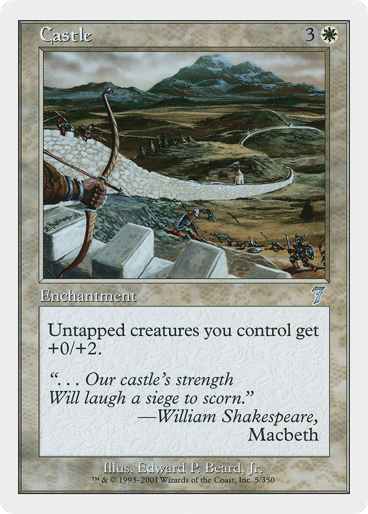 Castle (005) Foil - Seventh Edition