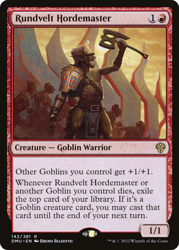 Rundvelt Hordemaster (142) - Dominaria United