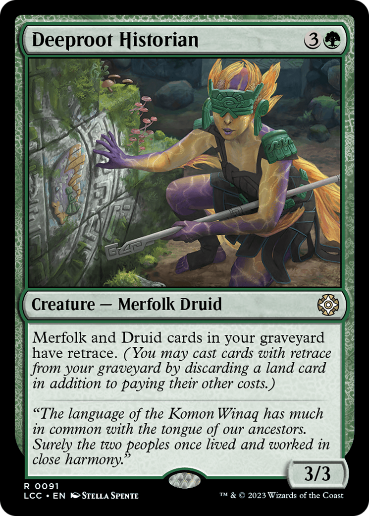 Deeproot Historian (091) - The Lost Caverns of Ixalan Commander