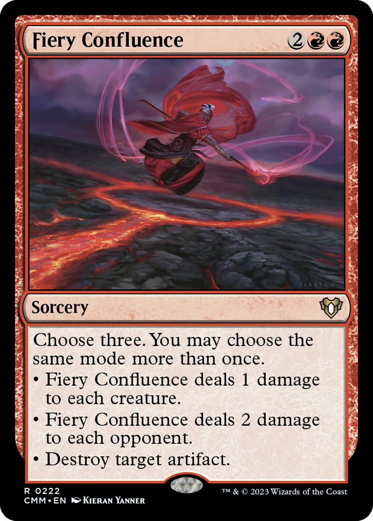 Fiery Confluence (222) Foil - Commander Masters