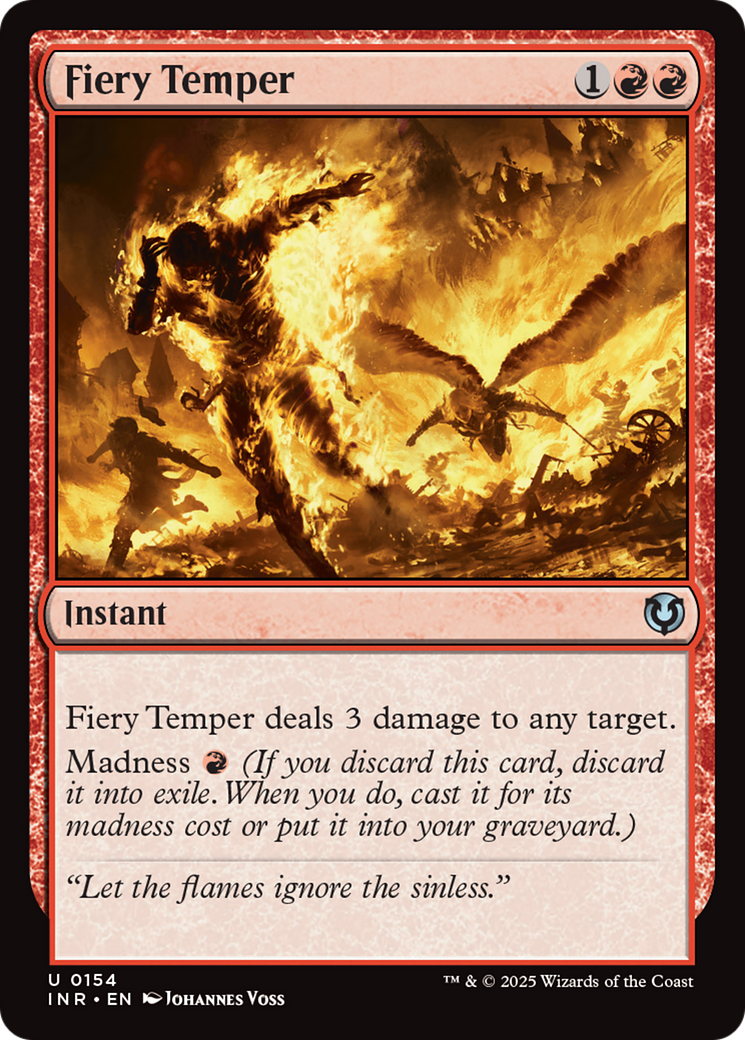 Fiery Temper (154) Foil - Innistrad Remastered