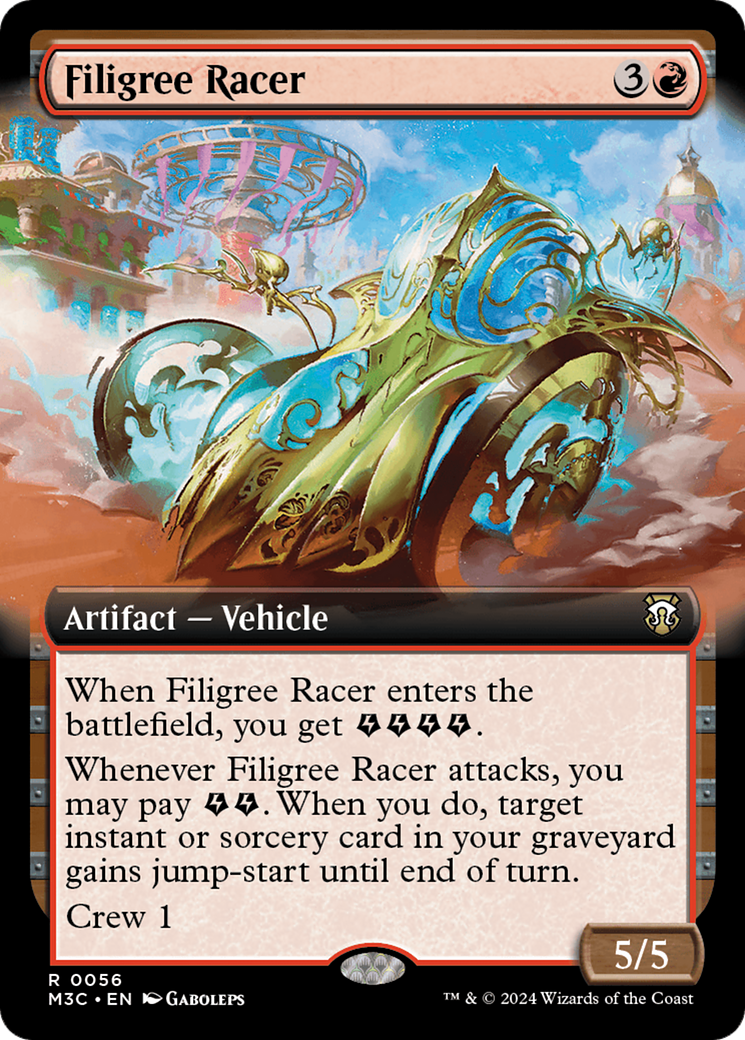 Filigree Racer (Extended Art) (056) - Commander: Modern Horizons 3