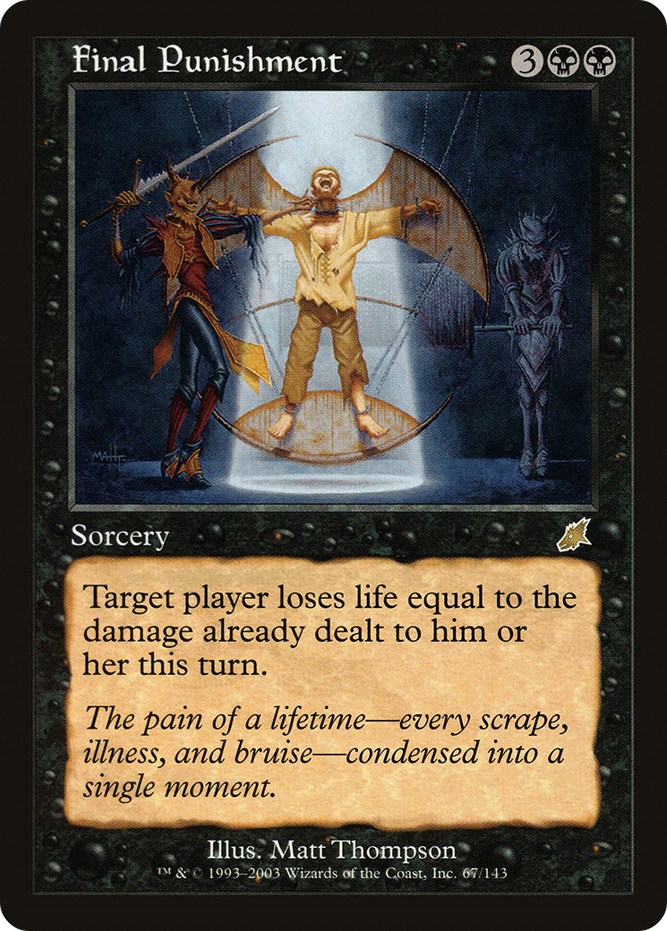 Final Punishment (067) Foil - Scourge