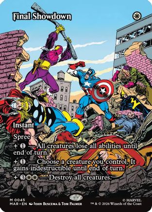 Final Showdown (045) Foil - Marvel Universe