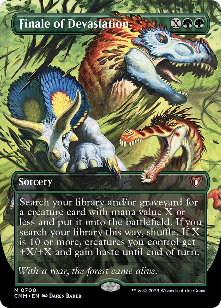 Finale of Devastation (Borderless) (700) Foil - Commander Masters