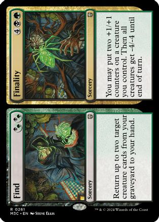 Find // Finality (261) Ripple Foil - Commander: Modern Horizons 3