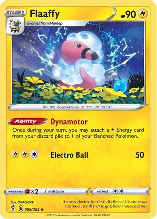 Flaaffy (55) Reverse Holofoil - Evolving Skies