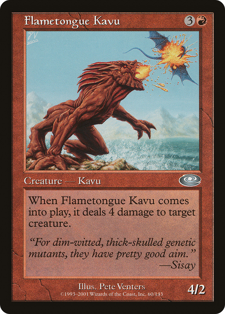 Flametongue Kavu (060) - Planeshift