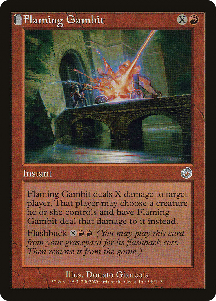 Flaming Gambit (098) Foil - Torment