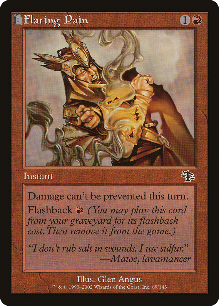 Flaring Pain (089) Foil - Judgment