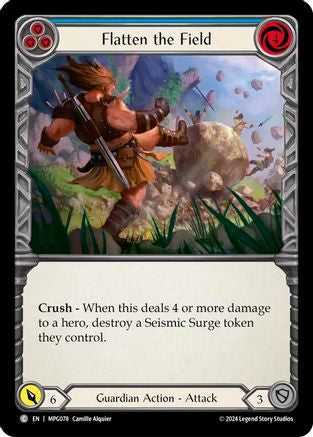 Flatten the Field (Blue) (MPG078) - Mastery Pack Guardian