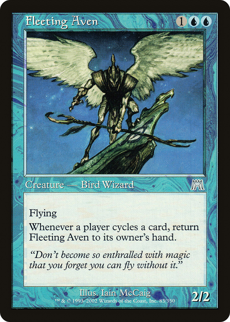 Fleeting Aven (083) Foil - Onslaught