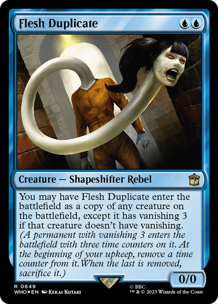 Flesh Duplicate (649) Surge Foil - Doctor Who