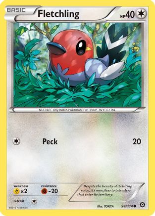Fletchling (94) Reverse Holofoil - Steam Siege