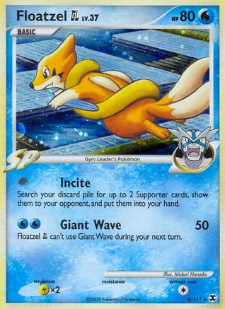 Floatzel GL (4) Holofoil - Rising Rivals