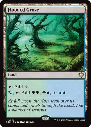 Flooded Grove (373) - Commander: Secrets of Strixhaven
