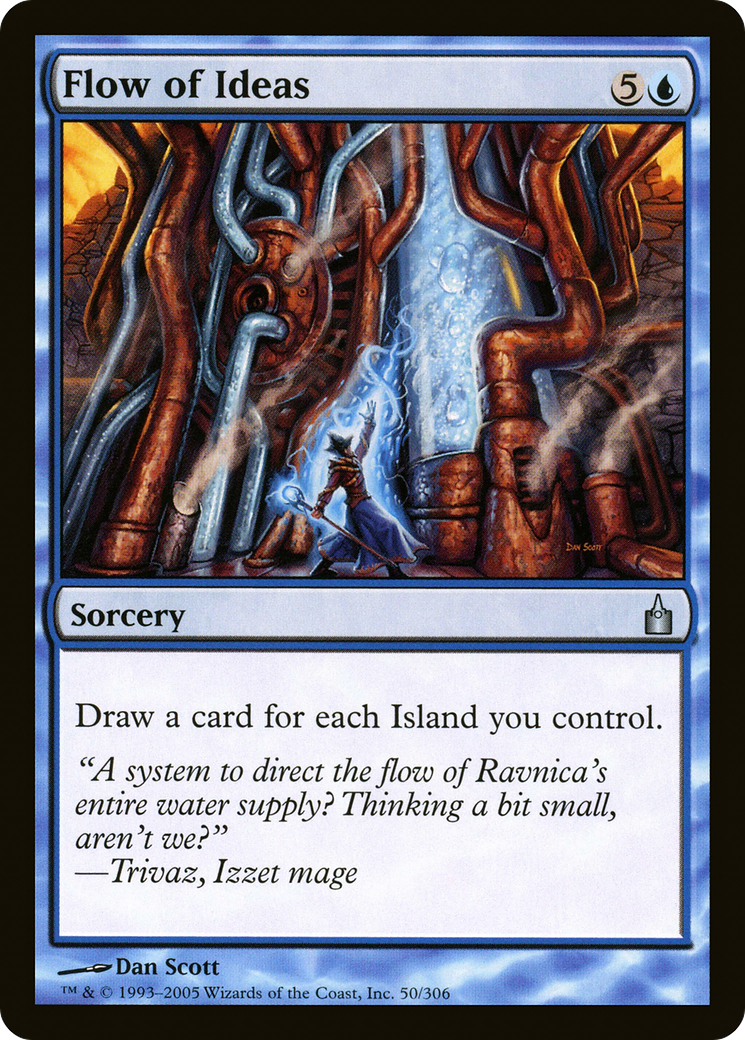 Flow of Ideas (050) Foil - Ravnica: City of Guilds