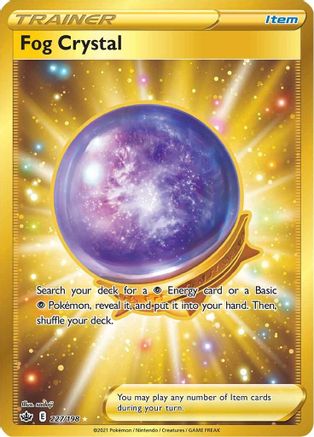 Fog Crystal (Gold) (227) Holofoil - Chilling Reign