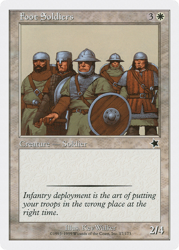 Foot Soldiers (017) - Starter 1999