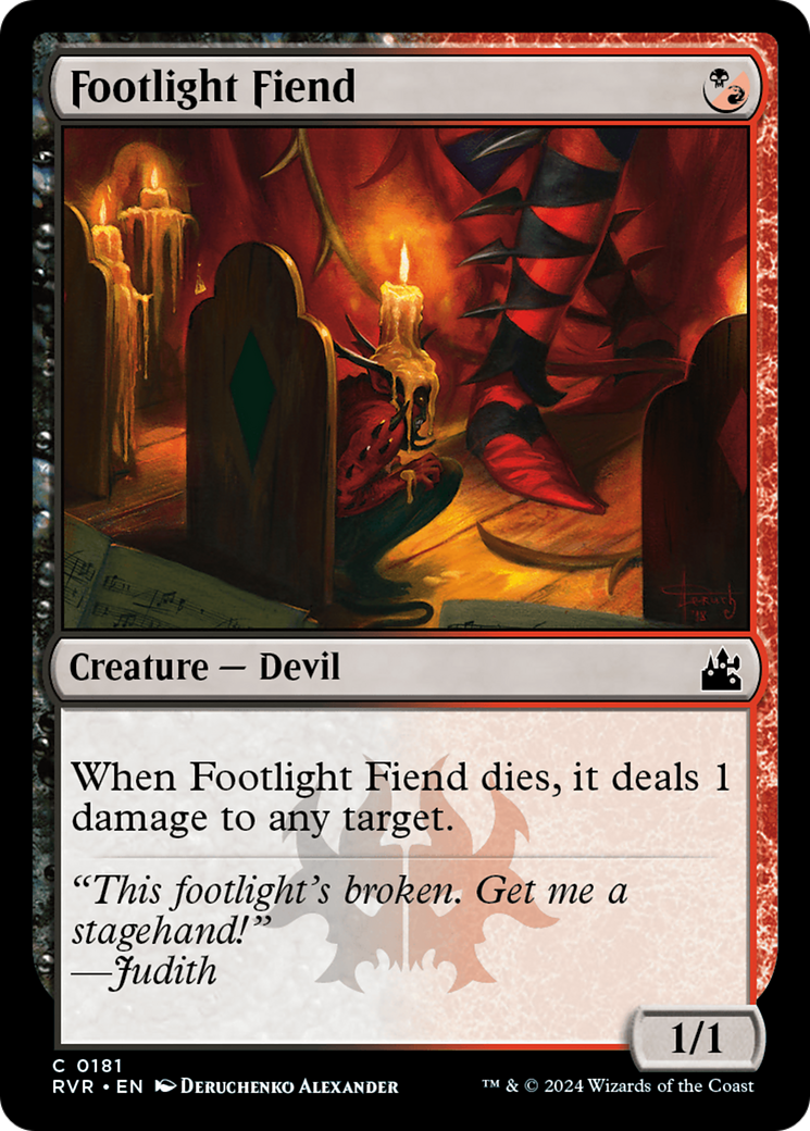 Footlight Fiend (181) - Ravnica Remastered