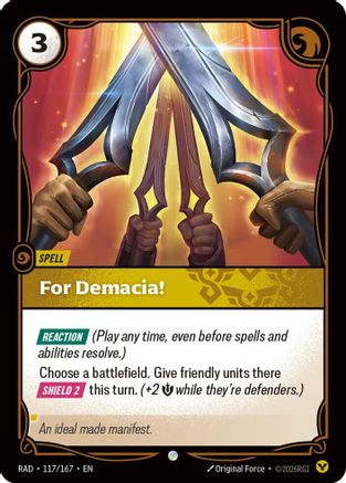 For Demacia! (117) Foil - Radiance