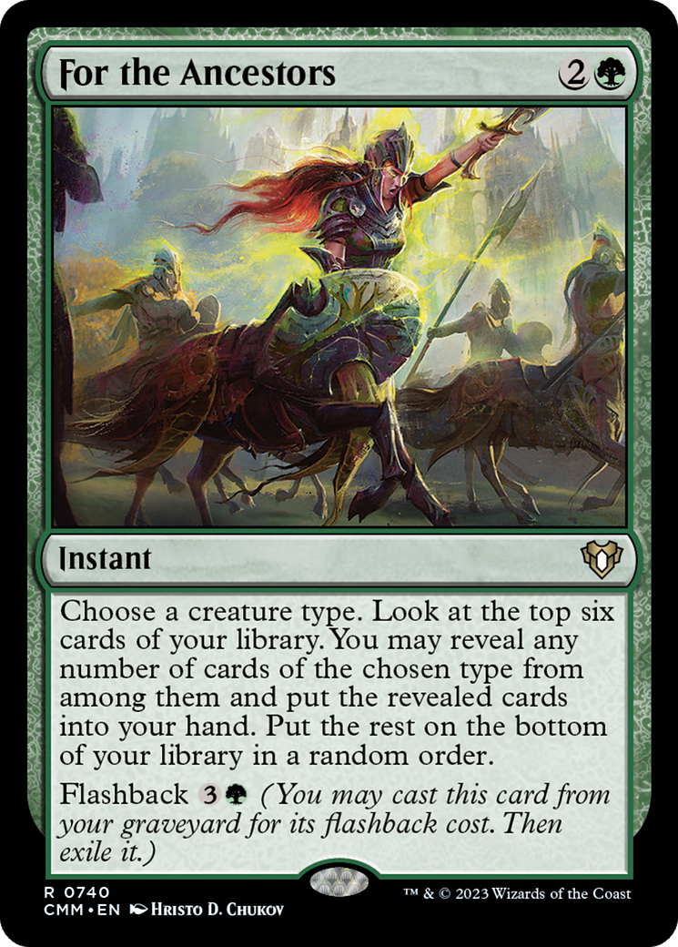 For the Ancestors (740) - Commander Masters