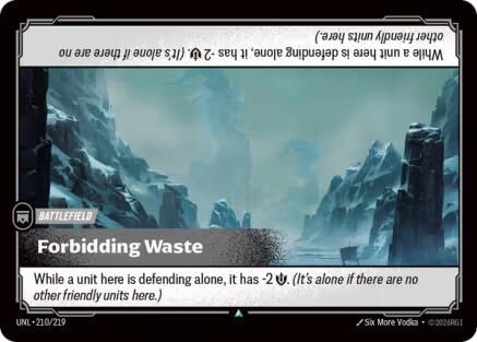 Forbidding Waste (210) - Unleashed