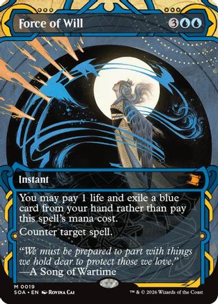 Force of Will (019) Foil - Secrets of Strixhaven: Mystical Archive