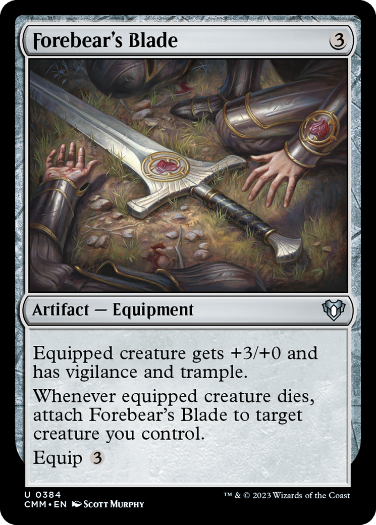 Forebear's Blade (384) - Commander Masters