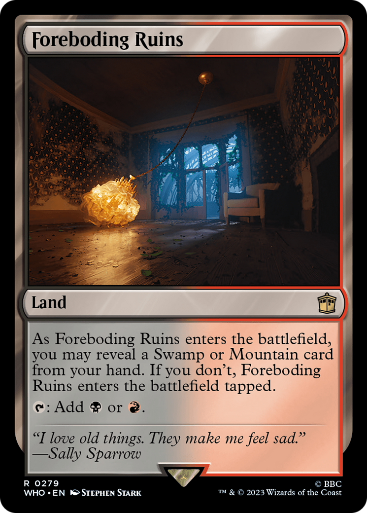 Foreboding Ruins (279) Foil - Doctor Who