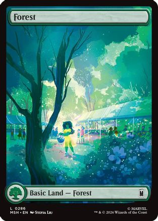 Forest (286) Foil - Marvel Super Heroes
