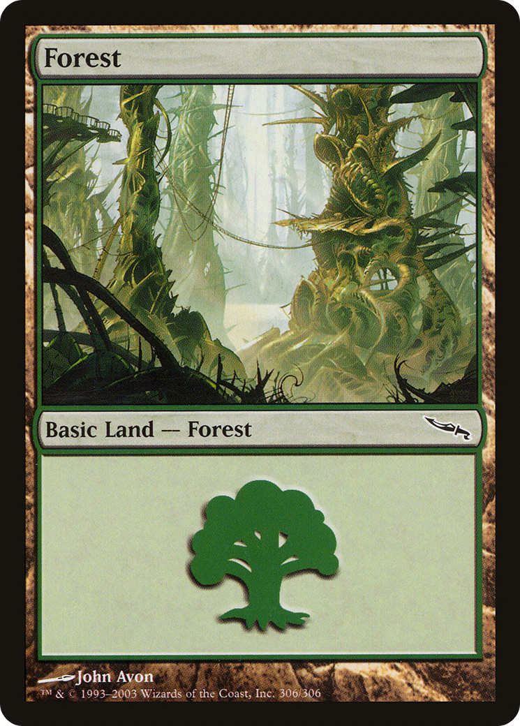 Forest (306) Foil - Mirrodin